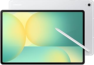 Compare Samsung Galaxy Tab S10 FE+ 13.1” 128GB WiFi Android Tablet, Large Display, Long Battery Life, Exynos 1580 Processor, IP68, S Pen for NoteTaking, US Version, 2 Yr Manufacturer Warranty, Silver at KSA Price