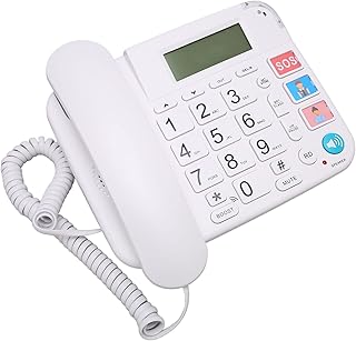Corded Landline, Big Button Phone Volume Adjustment…