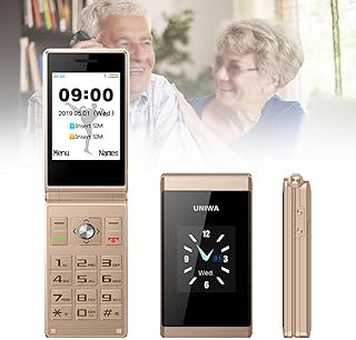 Compare Basic Elderly Mobile Phone, Large Keyboard, Fonts, Display, Speakers, Waterproof, Rich Functions, Easy Use, Gold at KSA Price