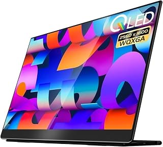 Compare Travel Monitor 16inch 2.5K QLED External Screen 2560 * 1600 Resolution Laptop Expansion Game Office Screen Extender at KSA Price