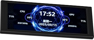 Compare Thermalright Trofeo Vision LCD AIO Display 6.86” PC Monitor, USB TypeC Screen for RealTime Hardware Monitoring, with Preset & DIY Themes for Gaming PC CaseCPU CoolerBlack at KSA Price