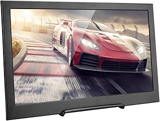 Compare Portable 14 Inch Monitor Resolution 16:9 Full HD IPS Screen HDR Display Full Viewing Angle with Foldable Bracket SupportUSB3.5mm AUX Input for Game Console, Computer at KSA Price