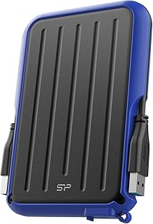 Compare Silicon Power Armor A66 1TB Rugged External Hard Drive, MilitaryGrade Shockproof WaterResistant USB 3.0 Portable HDD for Desktop Laptop PC Mac Computer  Blue at KSA Price