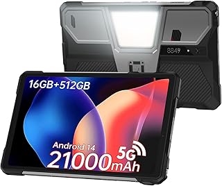 Compare 8849 Tank Pad Rugged Tablet PC Projector Tablet 10.95 inch 120Hz 16GB 512GB 21000mAh Battery 66W 32MP+50MP Camera at KSA Price