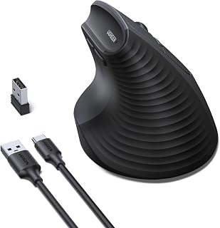 Compare UGREEN Ergonomic Wireless Mouse Rechargeable via Bluetooth and USB for PC at KSA Price