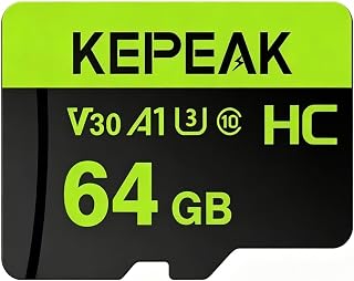 Compare KEPEAK 64GB MicroSDHC Memory Card, Micro SD Card RW up to 7015MBs at KSA Price
