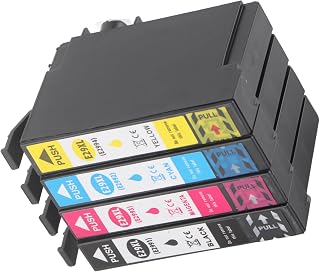 Compare 4 Color Ink Cartridges Replacement Inkjet Cartridge Printer Accessories for XP 235 XP 245, Clear Text and Graphics for School and Company Use at KSA Price