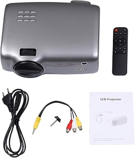 Compare Gift for men  U43 PRO Mini Projector Portable Home Theater Watching Movie Entertainment Supports 1080P HD Display British regulations,Colour:Australian Color : British at KSA Price