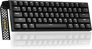 Compare Aula MINI60 HE Wireless Gaming Keyboard 60%,Hall Effect Rapid Trigger Magnetic Keyboard,8000Hz Polling,TriModeBT5.02.4GHzUSBC,Hot Swappable Compact Mechanical Keyboard for GamerBlack at KSA Price