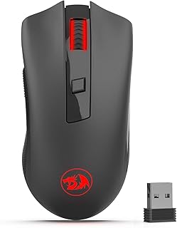 Redragon M652 Optical 2.4G Wireless Mouse with USB…