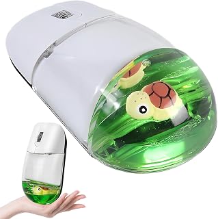 Compare Wireless Optical Mouse with Whimsical Floating Turtle Liquid Design, Silent Click Retro Aesthetic Mouse for Laptop and PC, 2.4GHz Portable Computer Mouse, Green at KSA Price