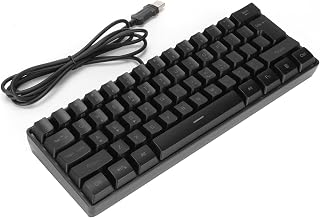 Computer Keyboard, 61 Keys RGB Light Wired Keyboard…