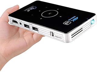 Compare Mini Projector, 4K Proyector DLP Android Projector Wifi Bluetooth 4.0 LED Video Home Cinema Support Miracast Airplay at KSA Price