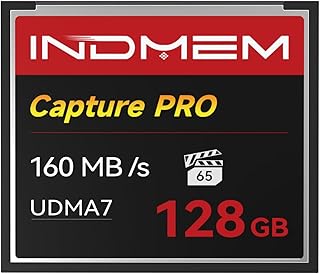 Compare 128GB CF Card Memory Card High Speed UDMA Up to 160MBs Camera Cards Designed for Photographers & Videographers,Support HighSpeed Continuous Shooting or 4K Video Recording at KSA Price