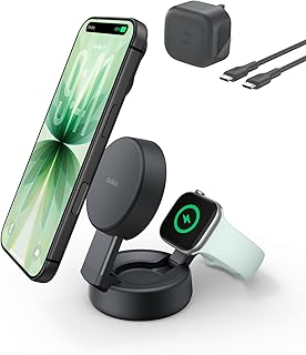 Belkin UltraCharge Pro 2 in 1 Qi2 Wireless…
