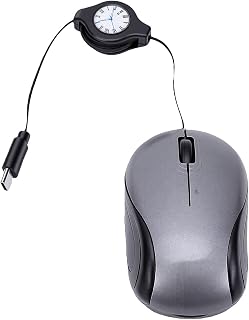 Compare Small Travel Mouse with Retractable Cable, 1200 DPI at KSA Price