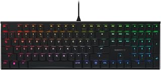 Compare CHERRY MX 10.0N RGB, international layout, QWERTY keyboard, wired keyboard, mechanical gaming keyboard, MX LOW PROFILE RGB SPEED SWITCHES, black at KSA Price