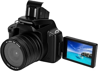 68MP 4K Digital SLR Camera with Flip Screen…