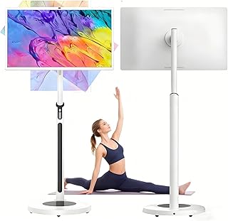Compare 21.5242732 In Portable Smart Tv 1080p Touch Screen Monitor On Wheels With Remote Control, Rolling Standing Tv 7800800015000mah Battery, Rotatable Smart Learning Screen 32in8G+128GWhite at KSA Price