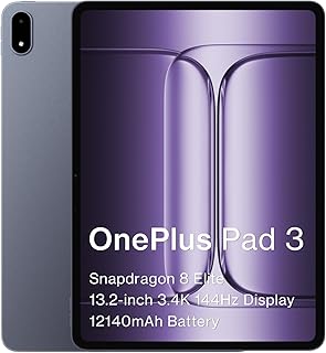Compare OnePlus Pad 3, Snapdragon® 8 Elite, 144Hz Refresh Rate, WiFi Storm Blue, 12GB+256GB at KSA Price