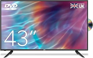 Compare Cello C4320F 43 inch Full HD LED TV with Builtin DVD player and Freeview HD Built in Satellite receiver 3 x HDMI and USB 2.0 to record Live TV Easy to Setup NonSmart Made in the UK at KSA Price
