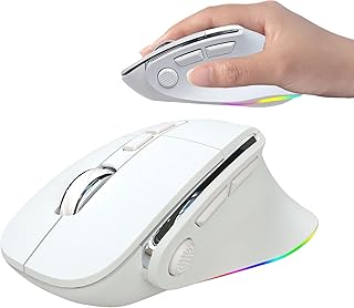 Wireless Mouse, Ergonomic Vertical Rechargeable Mouse…