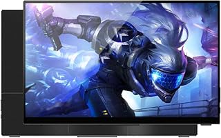 Compare 15.6Inch Portable Monitor 144Hz Mobile Computer External Expansion Screen 1Ms Responsive Integrated Bracket Design,17.3in300HZregularversion at KSA Price