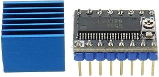 Compare 3D printer accessories, Stepper Motor Driver Ultrasilent 4layer Substrate MKSLV8729 Support 6V36V With Heatsink For 3D Printer printer Accessories at KSA Price