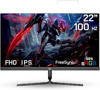 Compare G1Q22F100 21.5inch IPS Monitor, Full HD, 100Hz Refresh Rate, 99% sRGB, HDMIVGA, VESA Mount at KSA Price