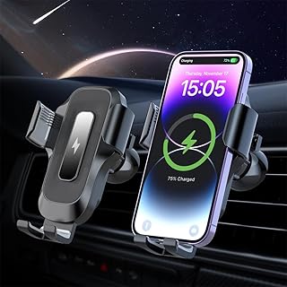 Azonee Car Phone Holder Wireless Charger, 15W…