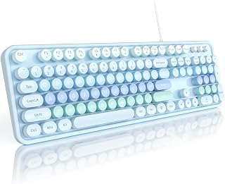 MOFII Keyboard Wired Large Print, Computer Keyboard…