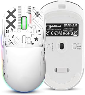 Wireless Gaming Mouse, RGB Light Wireless Mouse…