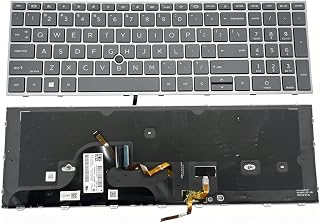 Compare Keyboard Compatible for HP Zbook Fury 15 G7 G8 Pointer Frame Backlit Laptop at KSA Price