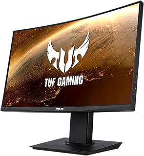 Compare ASUS TUF Gaming VG24VQE Curved Gaming Monitor – 23.6 Inch Full HD 1920 x 1080, 165Hz, Extreme Low Motion Blur, FreeSync Premium, 1ms MPRT, Shadow Boost at KSA Price