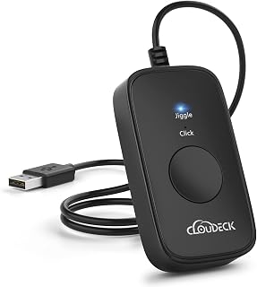 Compare Mouse Jiggler, USB, Black, Computer Accessory, Ambidextrous, Plug & Play, Auto Click & Simulate Mouse Movement, Prevent PC Sleep, Windows, Mac, Linux, Android Compatible at KSA Price