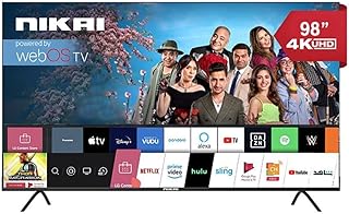 Compare Nikai 100 Inch UHD LED WebOS Smart Tv Platinum Series, Magic Remote, Cinema Screen Design 4K Ultra HDR, Dolby Audio, Smart Voice Control, Apps YouTube, Netflix, Shahid – NIK100MEU4STN1 at KSA Price