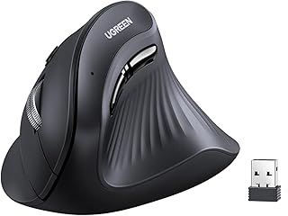 UGREEN Ergonomic Mouse, Vertical Wireless Mouse, 2.4GHz…