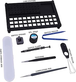 Compare 205G0 Lube Kit, Keyboard Lube Station With Opener, Puller, Clamp for Mechanical Keyboard Cherry Mx Gateron Switches at KSA Price
