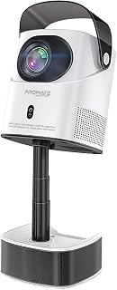 Promate 4K Ultra HD Projector with LCD Technology,…