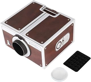 Compare DIY Projector, Portable Smartphone Projector 2.0 Video Projector, Portable Home Cinema Box with Back Sticker, Lens for Mobile Phones, Video Films at KSA Price