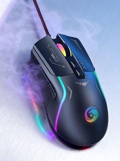 Wired RGB Gaming Mouse,7 Programmable Buttons,7200…