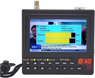Compare WHYATT Digital Signal Meter Finder KPT269H DVBS2 Finder Full HD Digital TV Receiver Finder Meter MPEG4 HD DVBS Finder at KSA Price