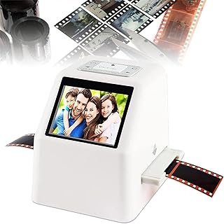 Compare Slide Scanner with 2.4" LCD Screen, 22MP Digital Film Converter, Converts 35mm, 126, 110, Super 8, Slides and Negatives to JPEG. at KSA Price