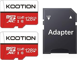 KOOTION 128GB Pack of 2 Micro SDXC Cards U1…