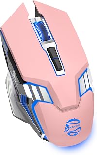 Wireless Mouse Bluetooth, Silent Rechargeable Multi-Device…
