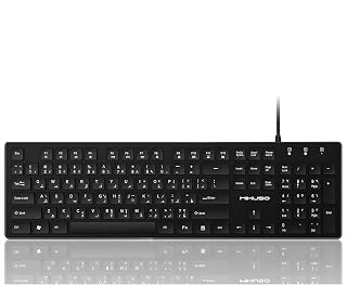 Compare Arabic Keyboard USB Wired  104 Keys QWERTY Laser Etched Letter（Not Fading） at KSA Price