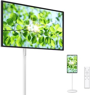 Compare 32" Rolling TV. EDLACertified Portable TV, Android 13, 8 GB +128 GB, Builtin 20.000 mAH Battery, 12H Playtime, Wireless Casting, 10Point Touch Screen Monitor for Home, Office, Gym at KSA Price