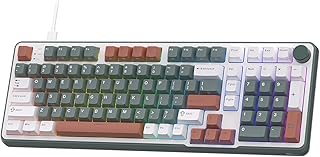 Compare RK ROYAL KLUDGE C98 HE 8K Gaming Keyboard, Hall Effect Magnetic Switch at KSA Price