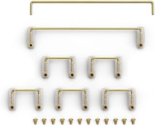 Compare Glorious Keyboard Stabilizer GSV2 Kit for Mechanical Keyboards, Gold Wire and Premium Polymer, MX Compatible, Easy Screwin, PCB Mount, Enhanced Sound on GMMK 2, PRO & Numpad 2u, 6.25u, and 7u at KSA Price