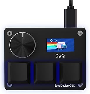 Compare O3C Rapid Trigger Hall Effect Keyboard Suitable for OSU and Geometry Dash Rhythm Game Macro Keypad with Magnetic Linear Switches Black, Gateron KS20 White Switch at KSA Price